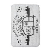 Kundenspezifischer rustikaler badematte (Vorderseite Vertikal)