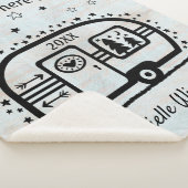 Kundenspezifischer rustikaler sherpadecke (3/4)