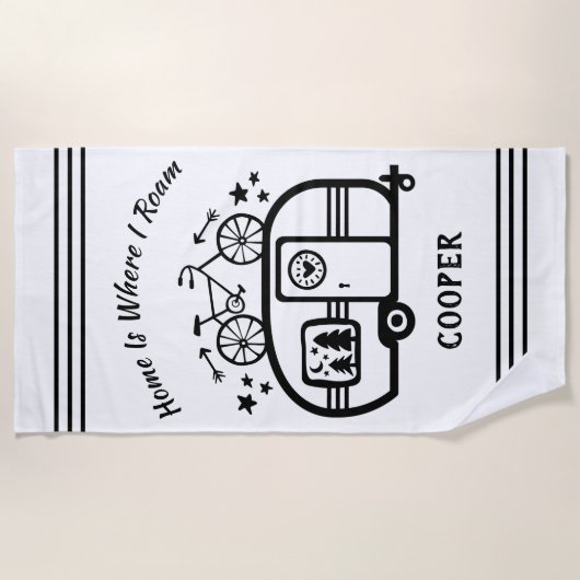 Kundenspezifischer rustikaler strandtuch (Vorderseite)