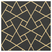 Kundenspezifischer schwarzer Gold-Effekt Stoff (Nahaufnahme)