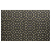 Kundenspezifischer schwarzer Gold-Effekt Stoff (Fat Quarter (45,7 x 55,9 cm))