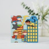 Kundenspezifischer schwarzes einladung (Stehend Vorderseite)