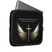 Kundenspezifischer Scripture-christliches Kreuz Laptopschutzhülle (Vorne Rechts)