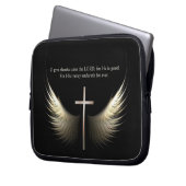 Kundenspezifischer Scripture-christliches Kreuz Laptopschutzhülle (Vorderseite Links)