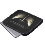 Kundenspezifischer Scripture-christliches Kreuz Laptopschutzhülle (Vorne Knopf)