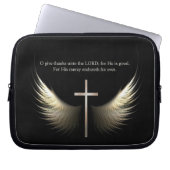 Kundenspezifischer Scripture-christliches Kreuz Laptopschutzhülle (Vorderseite)