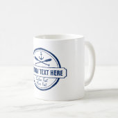 Kundenspezifischer See, Strand-Haus u. Kaffeetasse (VorderseiteRechts)