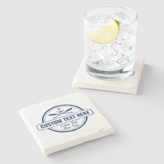 Kundenspezifischer See, Strand-Haus u. Steinuntersetzer (Seitenansicht)