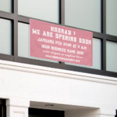 Kundenspezifischer Shop oder Shop oder Geschäftser Banner (Äußeres Gebäude)