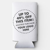 Kundenspezifischer Slim kann 49% Rabatt auf Bulk B Selters Dosenkühler (Rückseite)