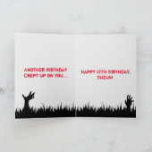 Kundenspezifischer Spaß-Retro Karte (Innenseite)