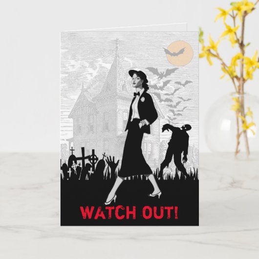 Kundenspezifischer Spaß-Retro Karte (Gelbe Blume)