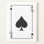 kundenspezifischer Spiralplaner | Minimale Ästheti Planer (Rückseite)