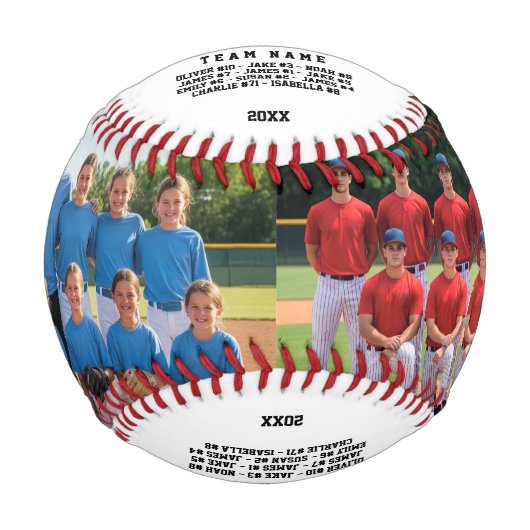 Kundenspezifischer Sponsor Vielen Dank für Ihr Ges Baseball (Vorderseite)