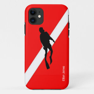Kundenspezifischer Sporttaucher-Flaggen-Kunst Case-Mate iPhone Hülle