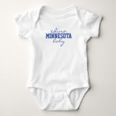 Kundenspezifischer Staat Minnesotas u. Baby Strampler (Vorderseite)
