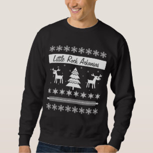 Kundenspezifischer Stadt-Namen-hässliches Sweatshirt