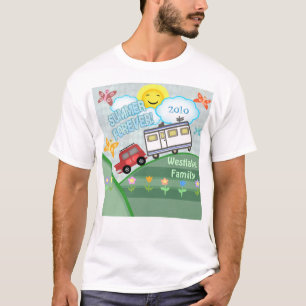 Kundenspezifischer Straßen-Reise-Familien-Ferien- T-Shirt