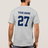 Kundenspezifischer Team-Baseball-T - Shirt (Rückseite)