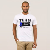 Kundenspezifischer Team-Name - Darmkrebs T-Shirt (Vorne ganz)