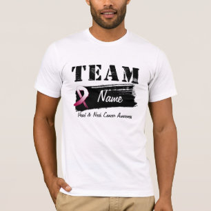 Kundenspezifischer Team-Name - Kopf-Hals-Karzinom T-Shirt