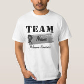 Kundenspezifischer Team-Name - Melanom T-Shirt (Vorderseite)