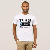 Kundenspezifischer Team-Name - Prostatakrebs T-Shirt (Vorne ganz)