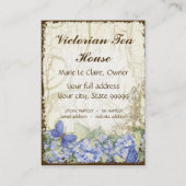 Kundenspezifischer Tee-Kaffeeshoppe-elegante Visitenkarte (Rückseite)