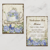 Kundenspezifischer Tee-Kaffeeshoppe-elegante Visitenkarte (Vorne/Hinten)