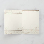 Kundenspezifischer Teeshoppe-elegante Karte (Innenseite)