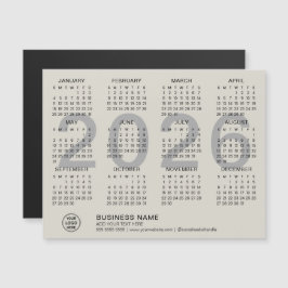 Kundenspezifischer Terminkalender 2026 Magnetkarte