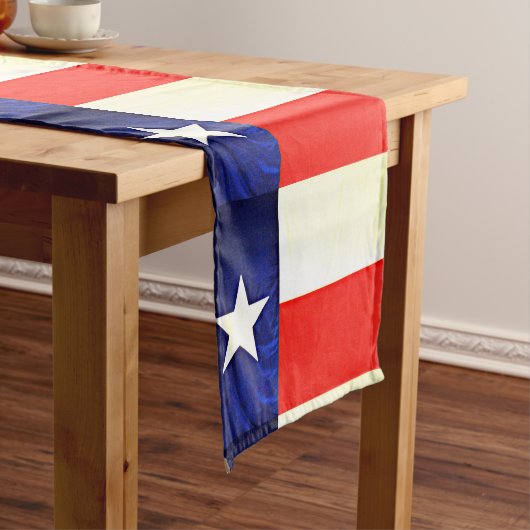 Kundenspezifischer Texas-Flaggen-Tabellen-Läufer Kurzer Tischläufer (Beispiel)