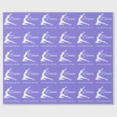 Kundenspezifischer Text des TANZES u. Geschenkpapier (Flach)