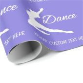 Kundenspezifischer Text des TANZES u. Geschenkpapier (Rolleneckpunkt)