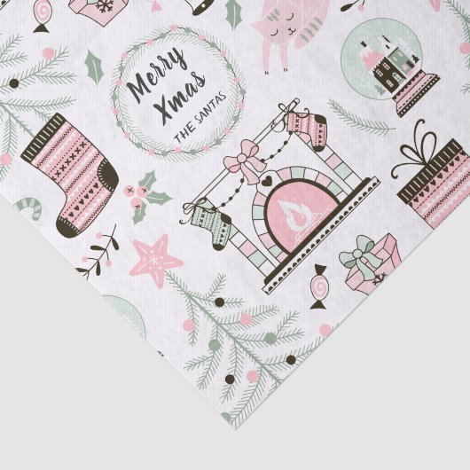 Kundenspezifischer Text-gemütliches Seidenpapier (Ausschnitt)