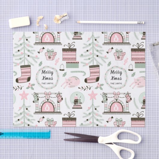 Kundenspezifischer Text-gemütliches Seidenpapier (Handwerk)