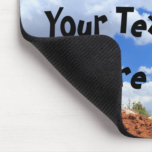Kundenspezifischer Text-Gräber-Traktor Mousepad (Ecke)