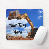Kundenspezifischer Text-Gräber-Traktor Mousepad (Mit Mouse)
