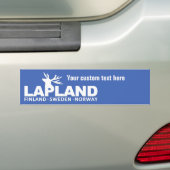 Kundenspezifischer Text LAPPLANDS u. Autoaufkleber (Auf Auto)