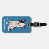Kundenspezifischer Text lustiger Gepäckanhänger (Vorderseite horizontal)