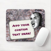 Kundenspezifischer Text-Ruf auf rosa Mousepad (Mit Mouse)