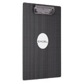 Kundenspezifischer Text-schwarzes und graues Klemmbrett (Rechts)