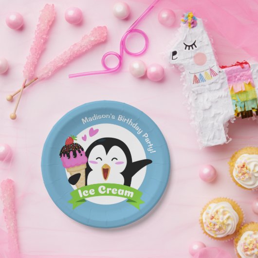 Kundenspezifischer Text u. Pappteller (Party)