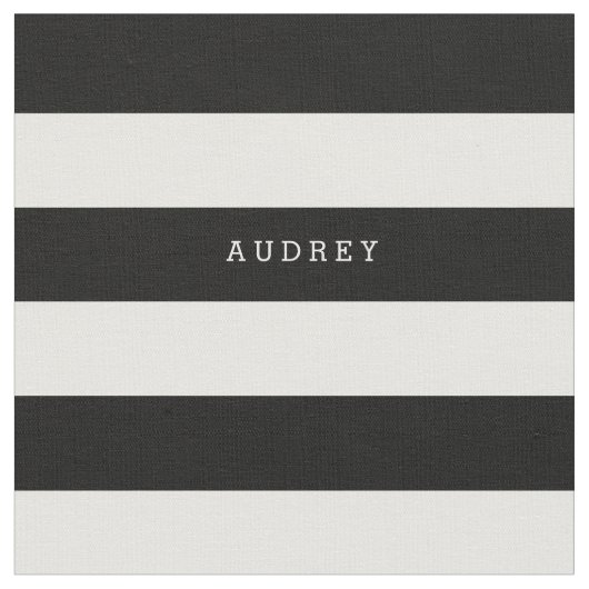 Kundenspezifischer Text u. Streifen Stoff (Nahaufnahme)