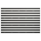 Kundenspezifischer Text u. Streifen Stoff (Fat Quarter (45,7 x 55,9 cm))