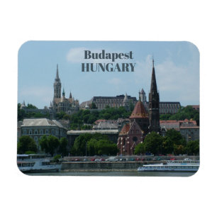 Kundenspezifischer Textmagnet 2 Budapests Magnet