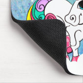 Kundenspezifischer Textweiße Mousepad (Ecke)