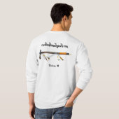 Kundenspezifischer Tomahawk - farbiger Tom/got T-Shirt (Schwarz voll)