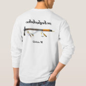 Kundenspezifischer Tomahawk - farbiger Tom/got T-Shirt (Rückseite)