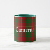 Kundenspezifischer traditioneller CameronTartan Tasse (Zentrum)